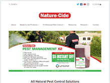 Tablet Screenshot of nature-cide.com